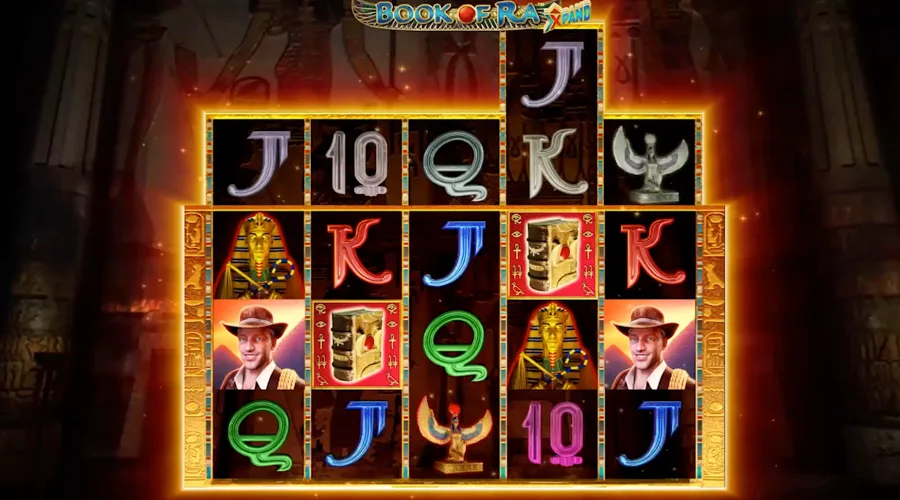 Book of Ra Xpand slot demo - Greentube