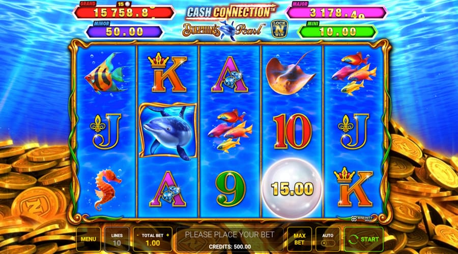 Cash Connection Golden Dolphin’s Pearl Demo - Greentube
