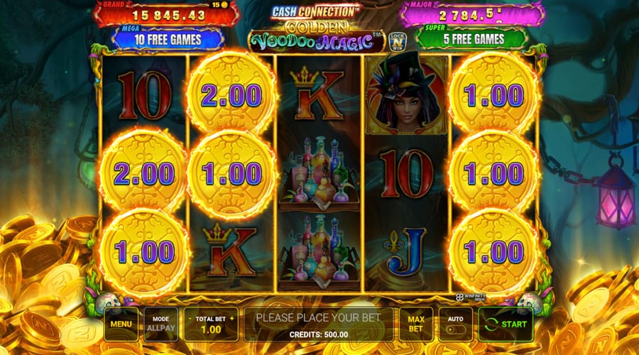Cash Connection Golden Voodoo Magic slot demo - Greentube