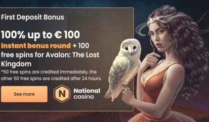 National-Casino 1st Deposit Bonus Code