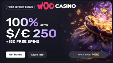 Woo Casino 1st Deposit Bonus Code