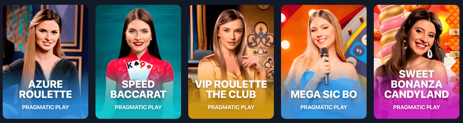 2UP Casino - jeux en direct