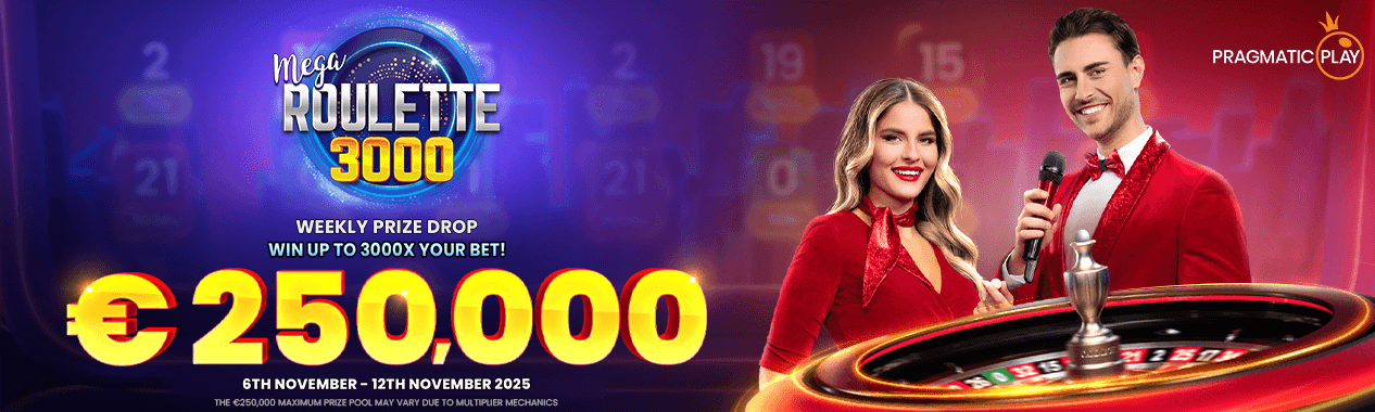 Drops & Wins Roulette 3000 promotion