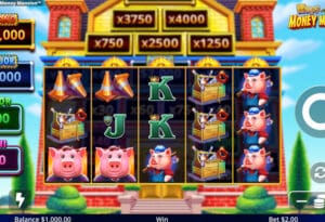 Huff N’ Puff Money Mansion slot demo - Light & Wonder