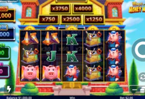 Huff N’ Puff Money Mansion slot demo - Light & Wonder