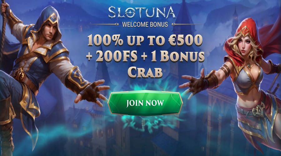 Slotuna Casino - Euro bonus