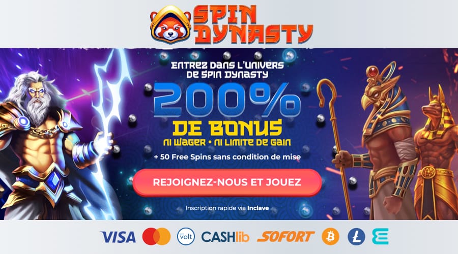 Spin Dynasty Free Spins Promo