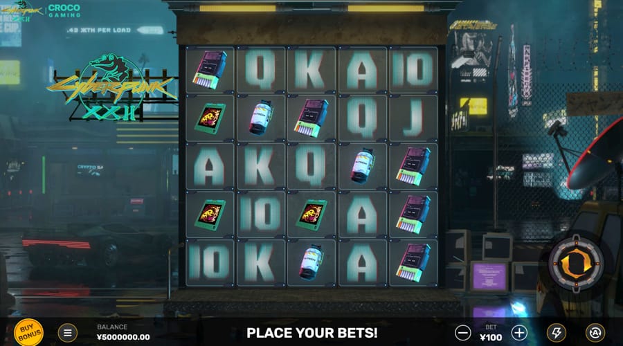 Cyberpunk XXII slot demo