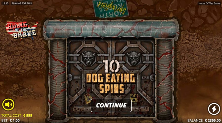 Home of the Brave slot free spins