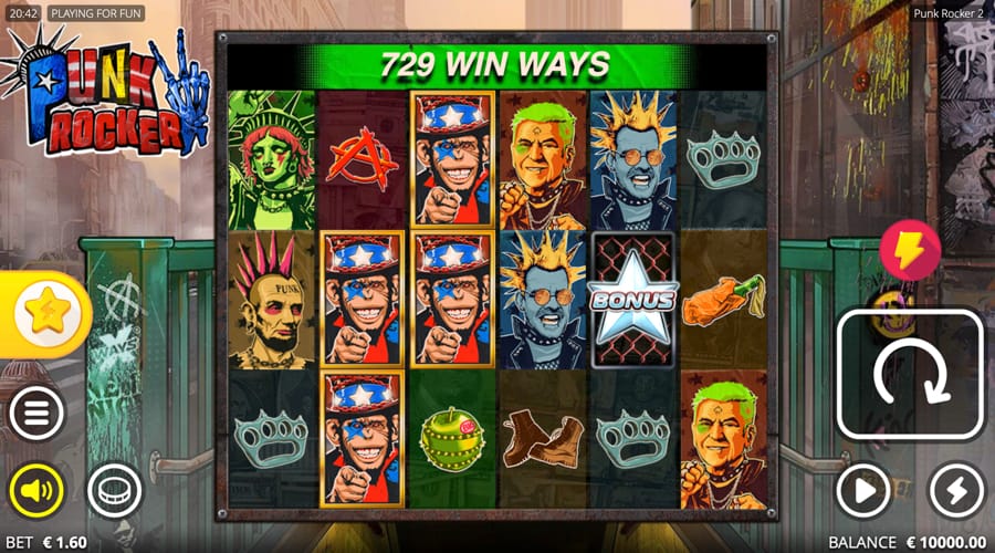 Punk Rocker 2 slot demo