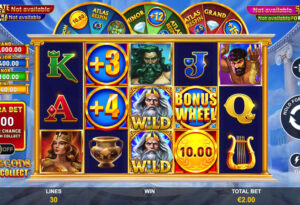Wersja demonstracyjna automatu Age of the Gods: Cash Collect – Playtech