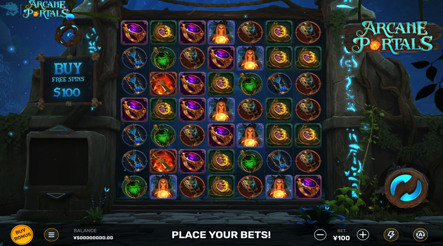 Arcane Portals slot demo - Croco Gaming