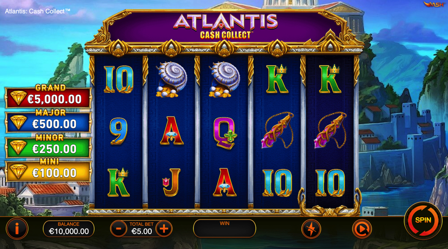 Atlantis: Cash Collect slot demo - Playtech