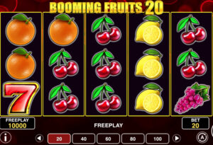Booming Fruits 20 demo slotu - 1spin4win