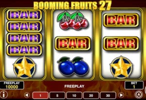 Booming Fruits 27 slot demo - 1spin4win