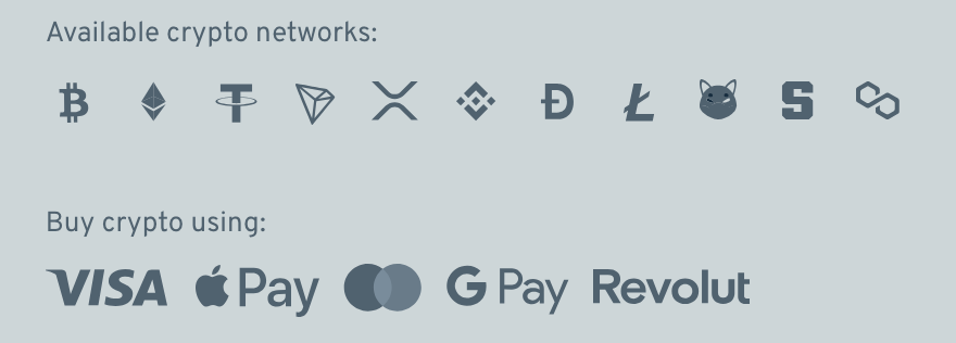 Cryptorino - banking methods