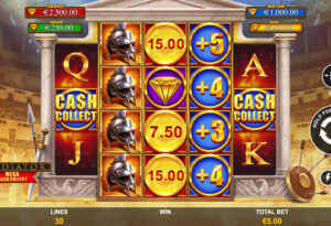 Gladiator: Mega Cash Collect demo slotu - Playtech