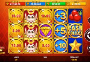 Joker Rush: Cash Collect slot demo - Playtech