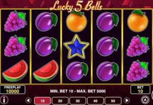 Lucky 5 Bells slot demo - 1spin4win