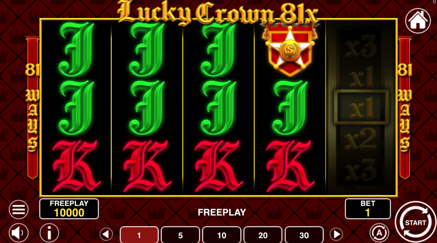 Lucky Crown 81x slot demo - 1spin4win