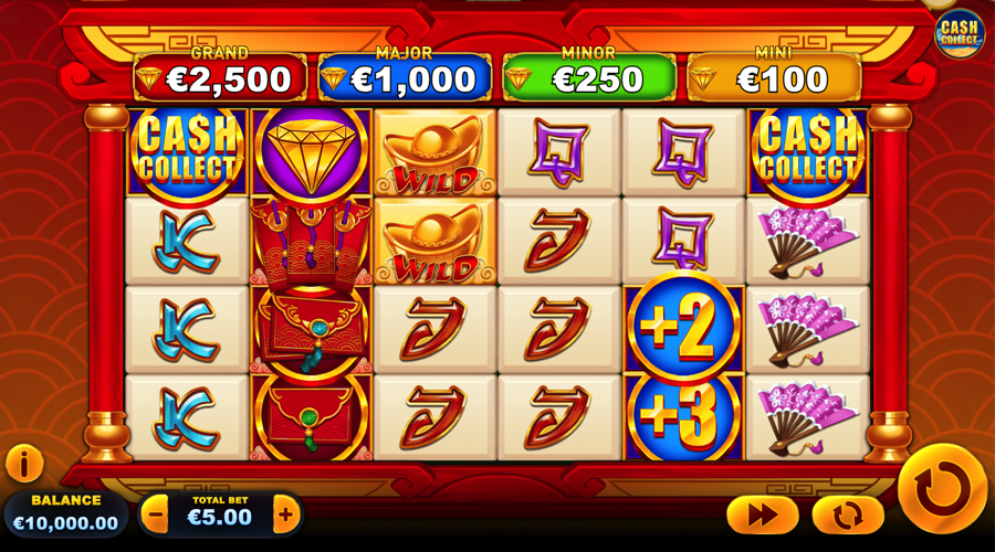 Lucky Gift : Démo de la machine à sous Cash Collect - Playtech