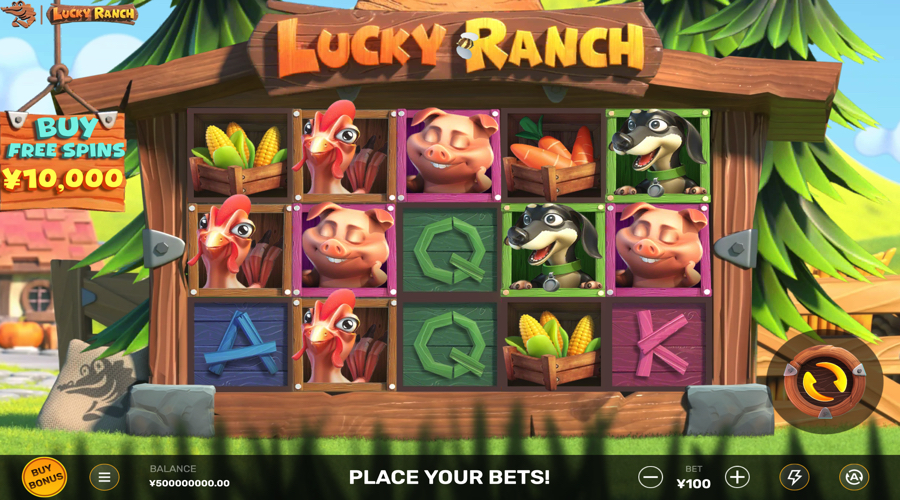 Lucky Ranch slot demo - Croco Gaming