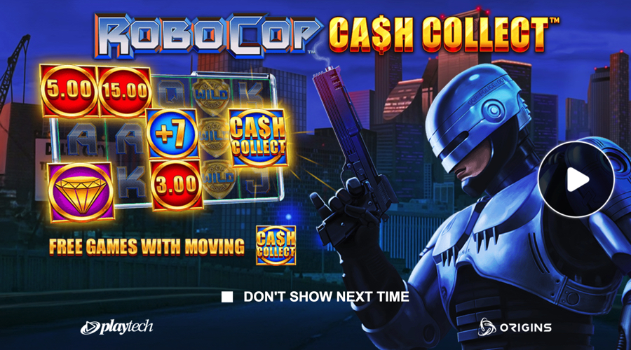 RoboCop: Cash Collect slot features