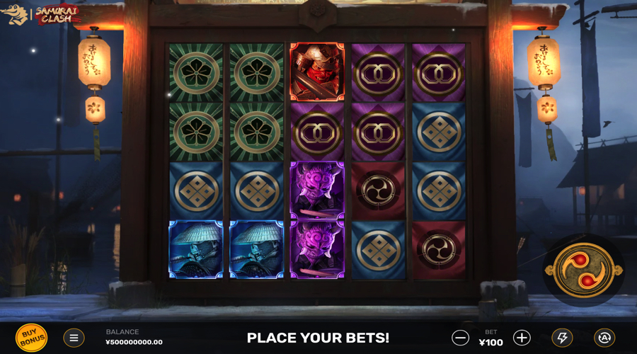Samurai Clash slot demo - Croco Gaming
