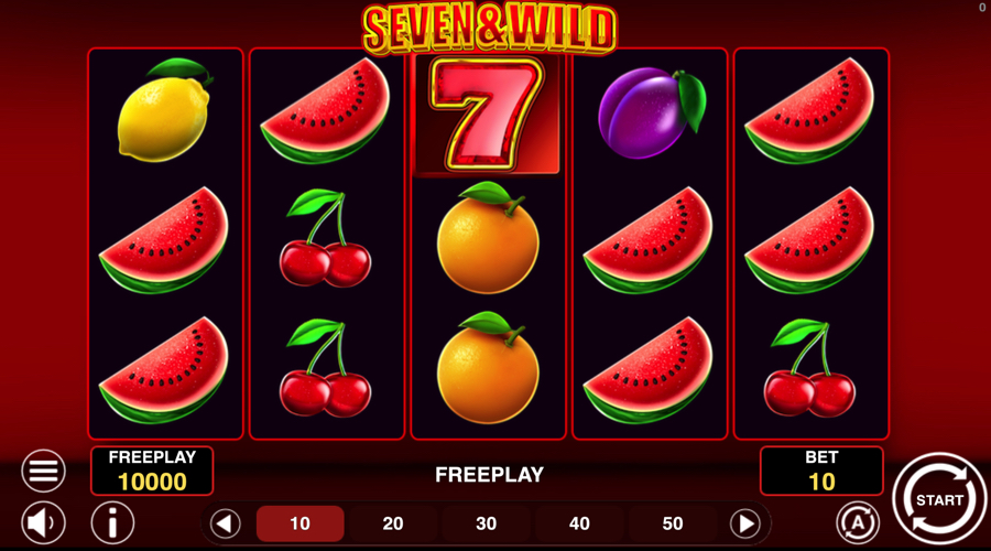 Demo hracího automatu Seven & Wild - 1spin4win