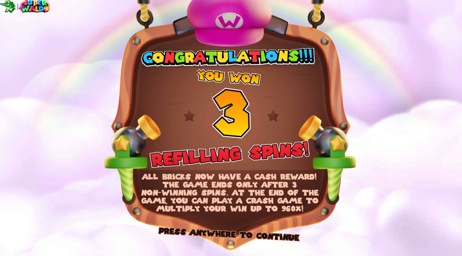 Super Waldo slot demo - free spins