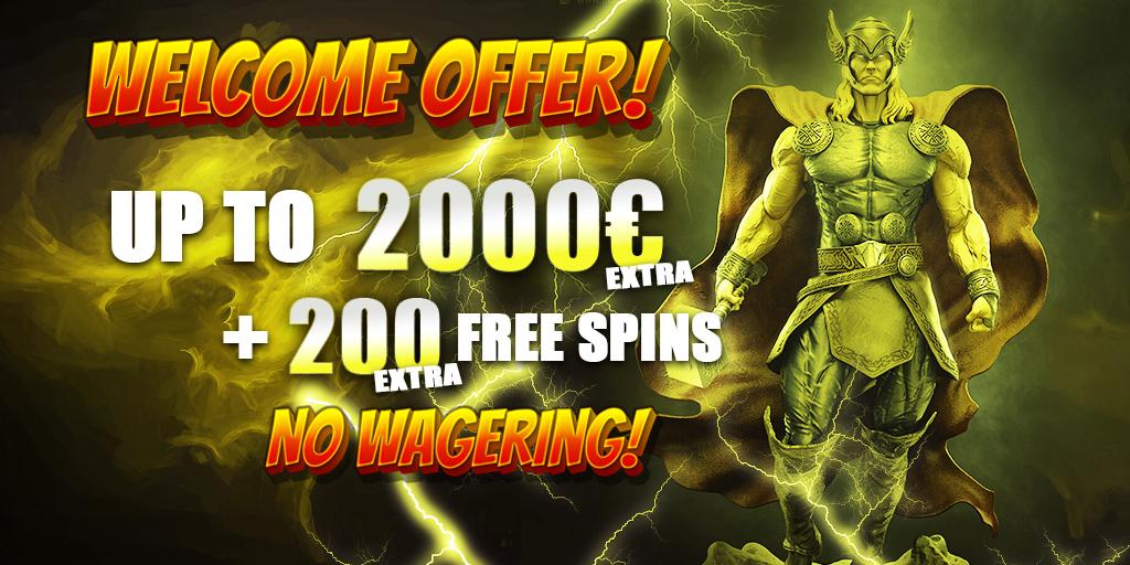 Thor Casino welcome offer