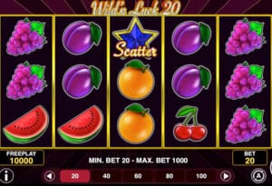Wild'n Luck 20 slot demo - 1spin4win