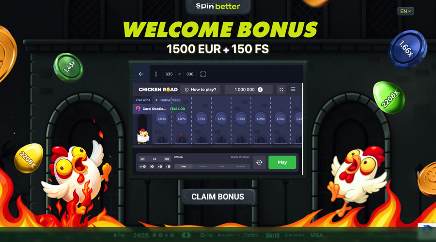 Chicken Road Free Spins - SpinBetter