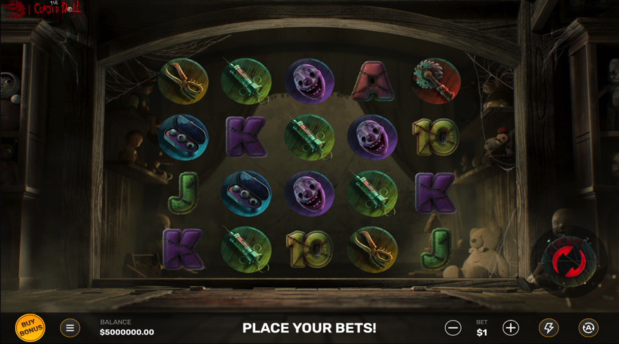 Cursed Doll slot game demo - Croco Gaming