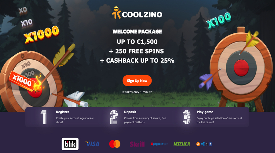 250 Free Spins in Forest Arrow