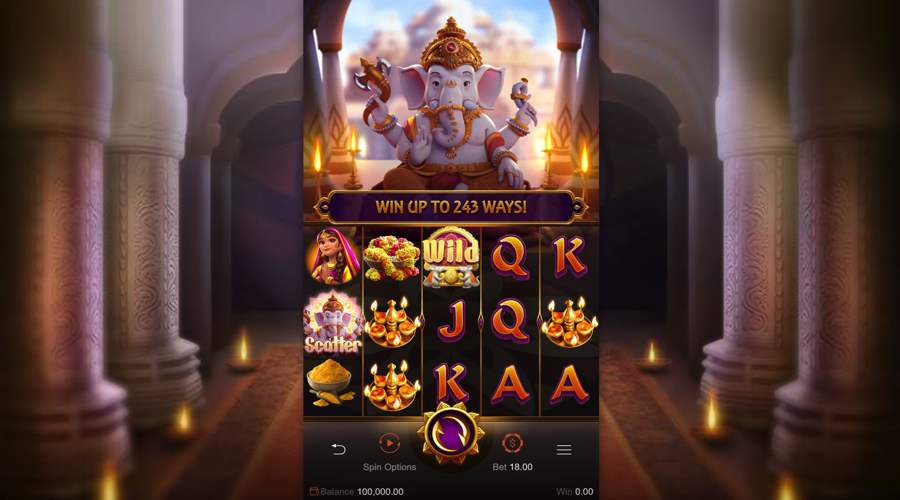 Ganesha Gold mobile slot demo - PGSoft