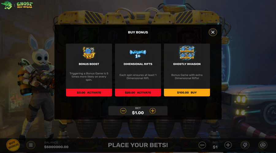 Ghost Boo-Nanza buy bonus