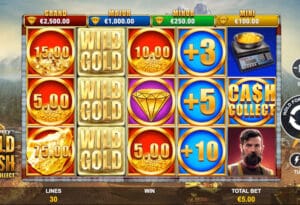 Gold Rush: Cash Collect slot demo - Playtech