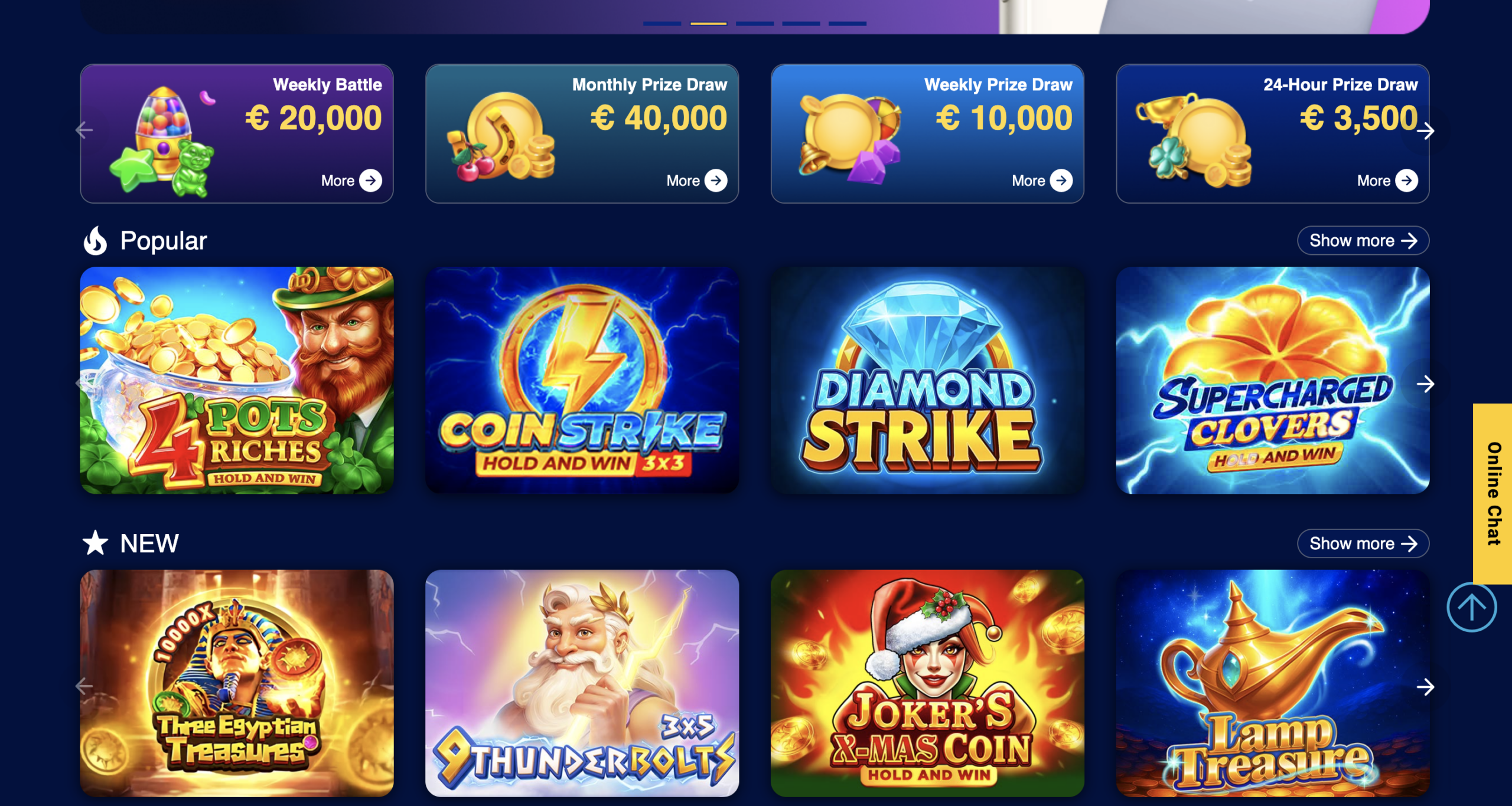 Golden Mister - games