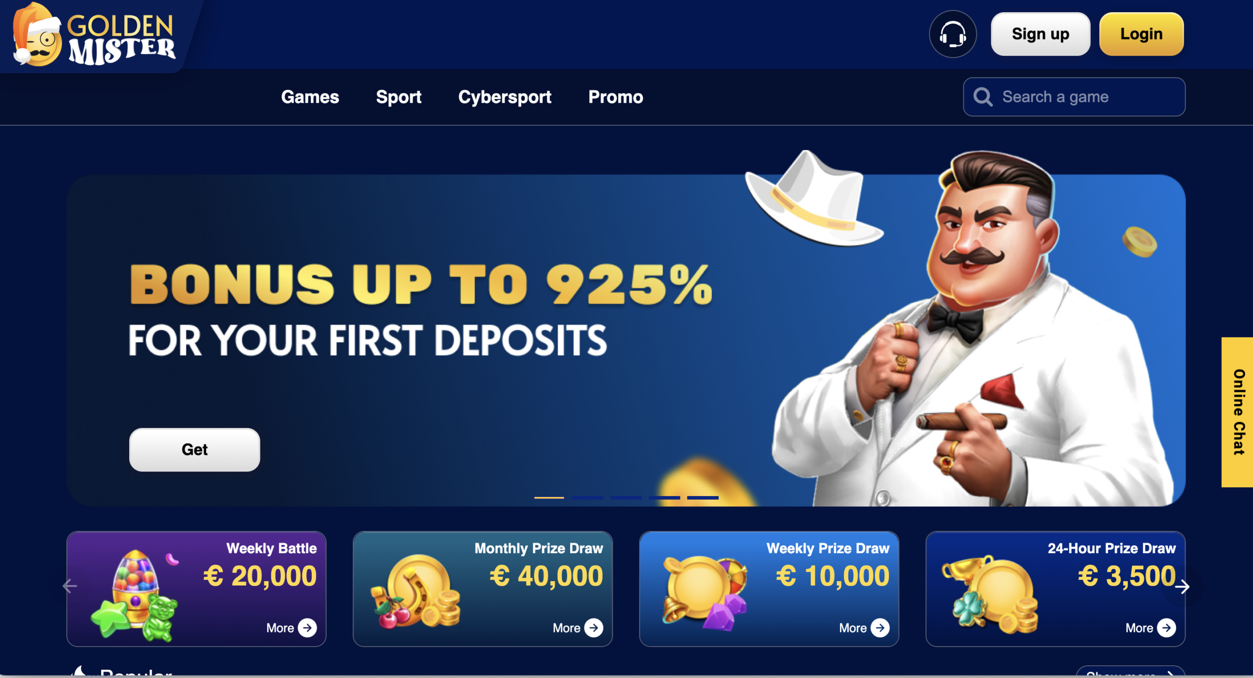 Golden Mister - lobby