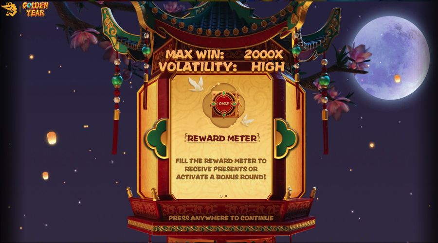 Golden Year slot features