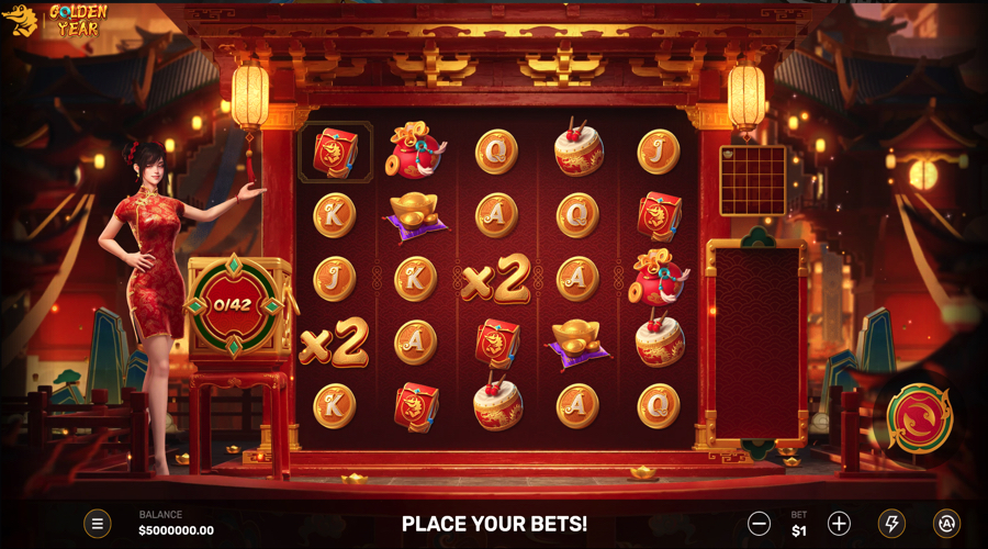 Golden Year Slot Demo - Croco Gaming