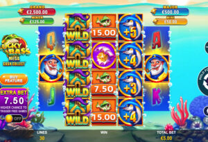 Lucky Bass: Mega Cash Collect – wersja demonstracyjna slotu – Playtech