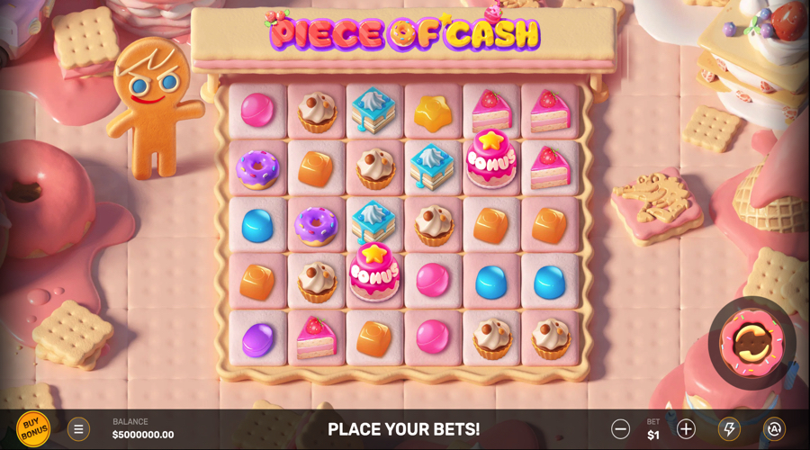 Piece of Cash slot game demo - Croco Gaming