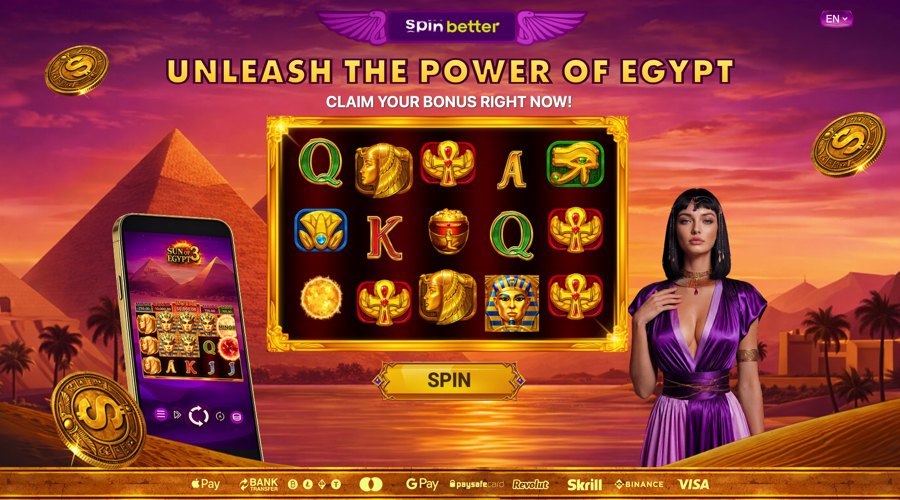 Sun of Egypt Free Spins - SpinBetter