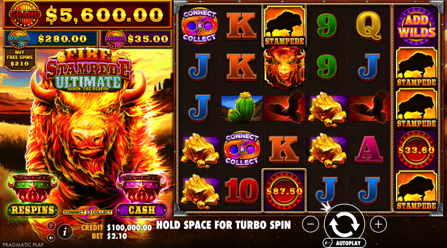 Fire Stampede Ultimate slot demo - Pragmatic Play