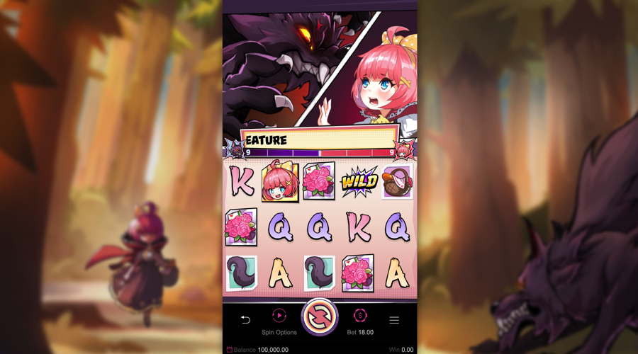 Hood vs Wolf mobile slot demo - PGSoft