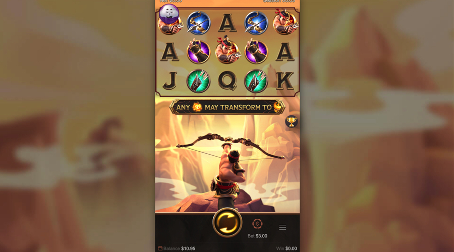 Legend of the Hou Yi mobile slot demo - PGSoft