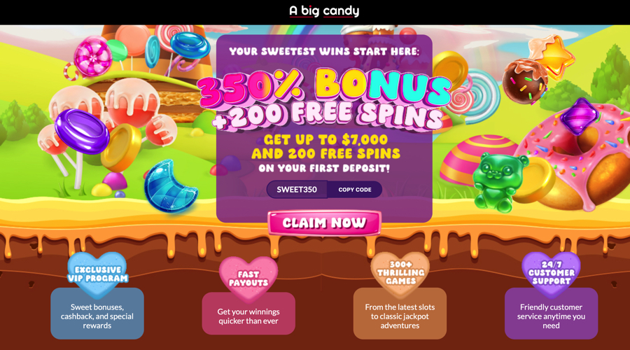 Sweet Shop Collect deposit promo code