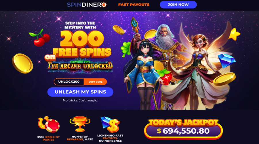 Den Arcane Unlocked Free Spins rabatkode